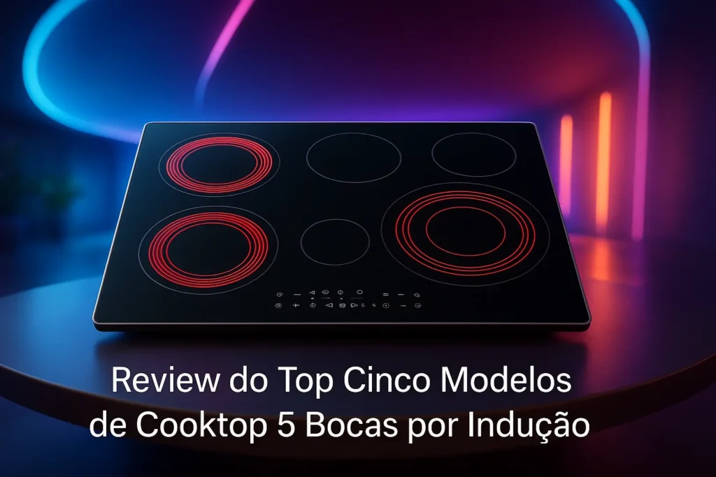 Top Cinco Modelos de cooktop 5 bocas por indução