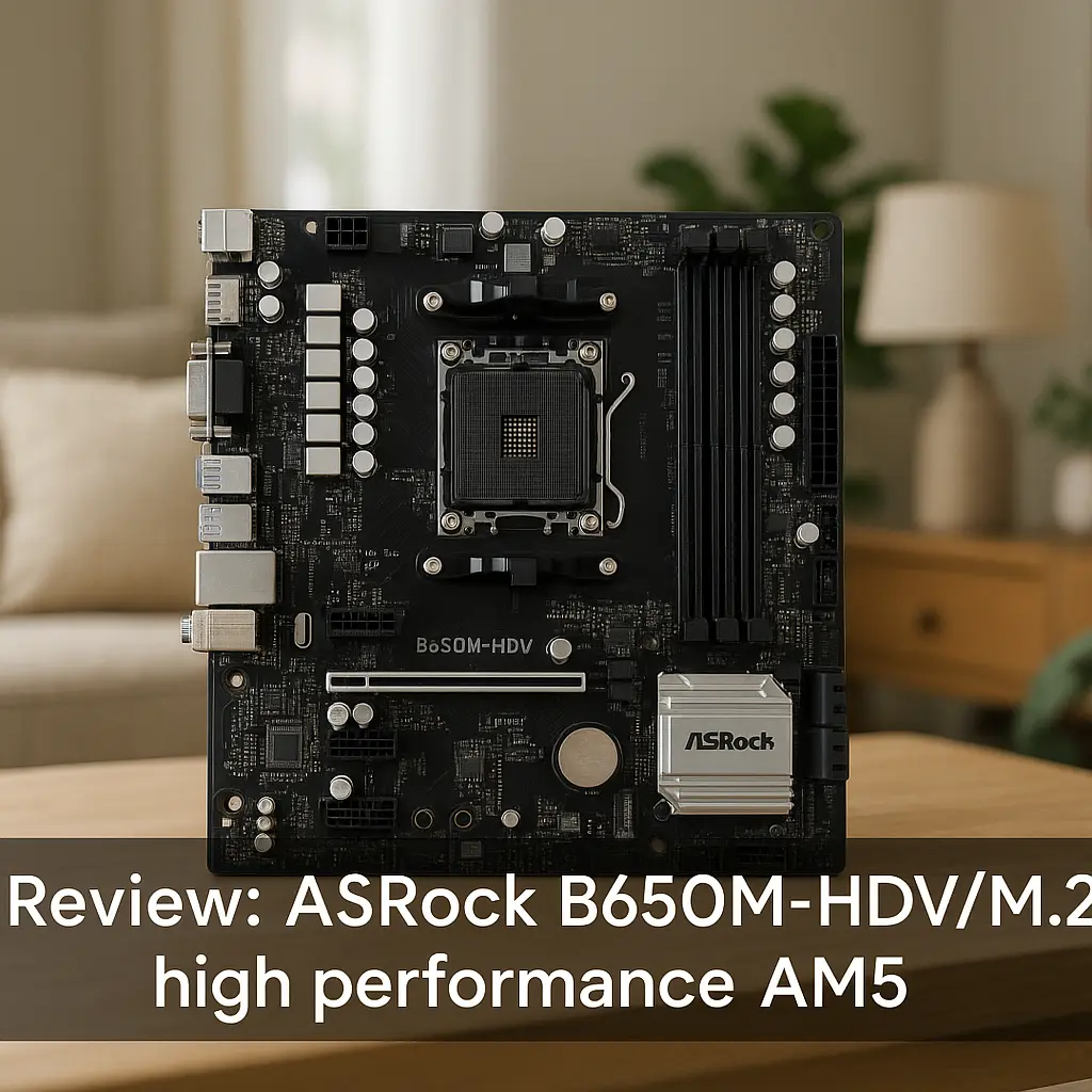 ASRock B650M-HDV/M.2 entrega alto desempenho AM5