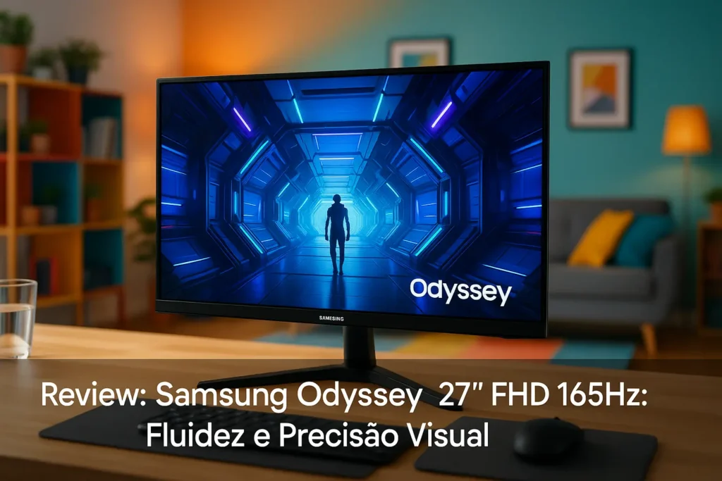 Samsung Odyssey 27" FHD 165Hz: Fluidez e Precisão Visual
