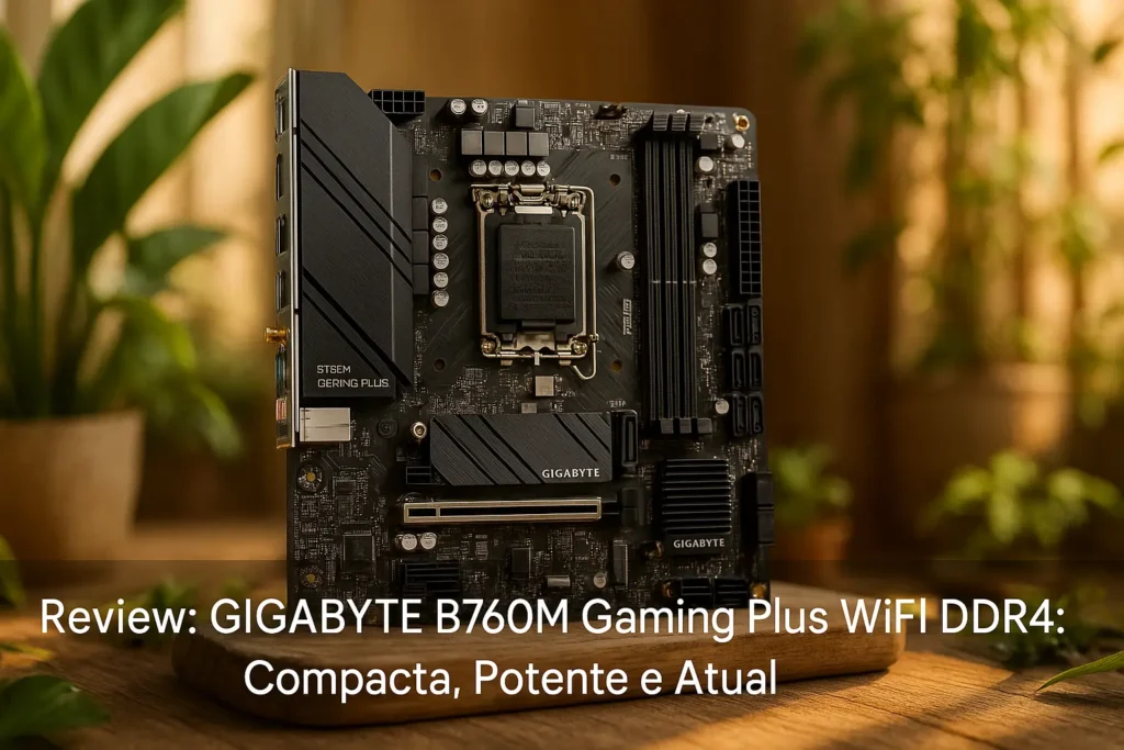 GIGABYTE B760M Gaming Plus WiFi DDR4: Compacta, Potente e Atual