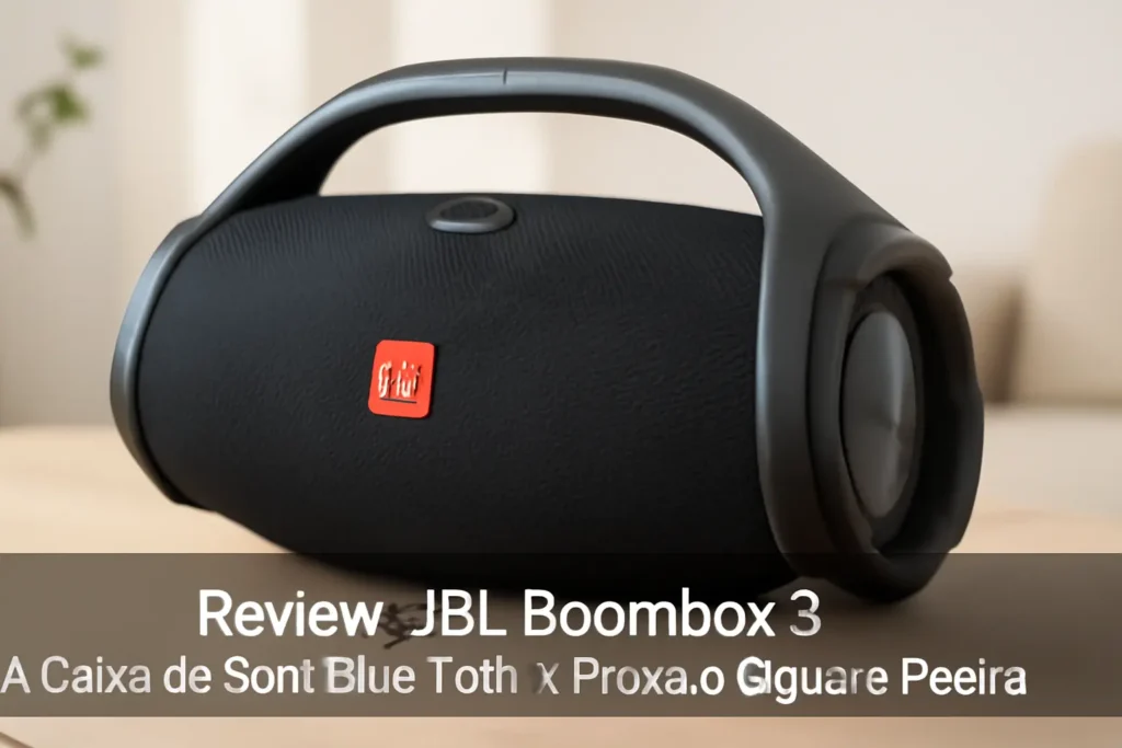 JBL Boombox 3: A Caixa de Som Bluetooth À Prova D'Água e Poeira