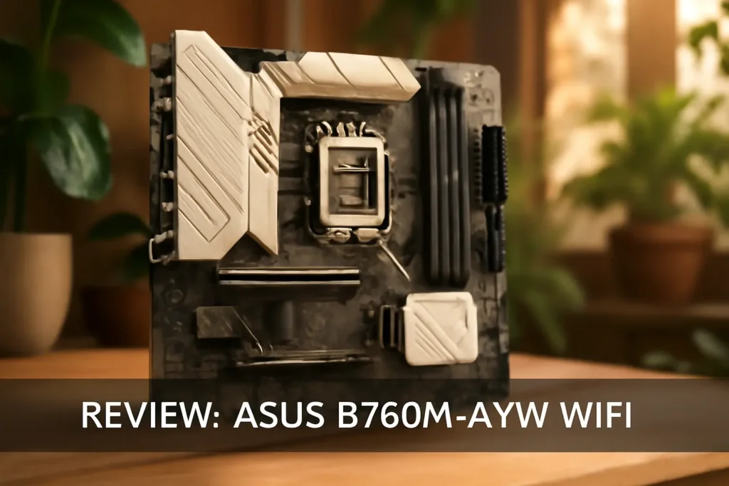 ASUS B760M-AYW WiFi: Placa-mãe Intel B760 mATX com WiFi 6 e PCIe 4.0
