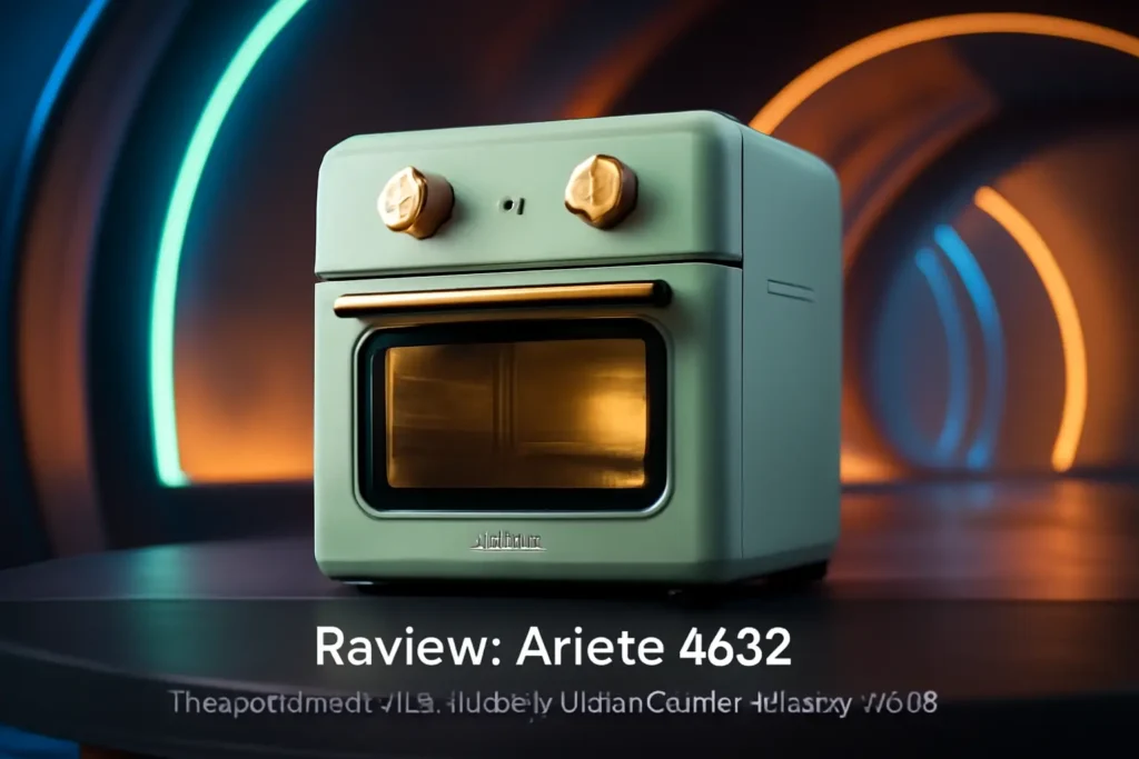 Ariete 4632: Fritadeira 2 em 1, Air Fryer e Forno Elétrico Vintage Verde