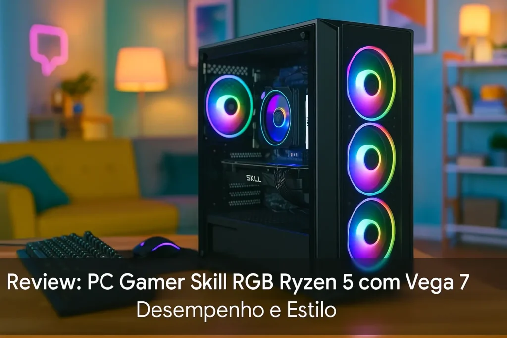 PC Gamer Skill RGB Ryzen 5 com Vega 7: Desempenho e Estilo