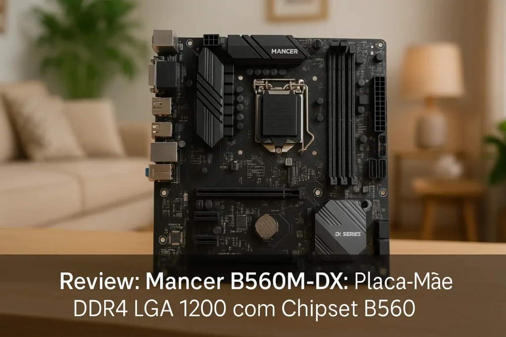 Mancer B560M-DX: Placa-Mãe DDR4 LGA 1200 com Chipset B560