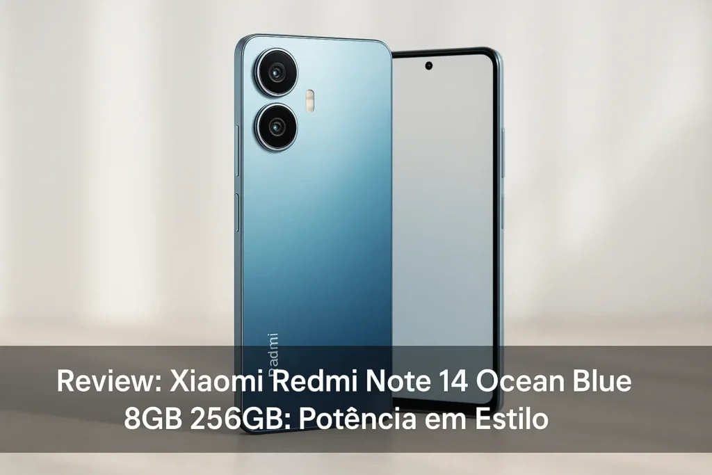 Xiaomi Redmi Note 14 Ocean Blue 8GB 256GB: Potência em Estilo