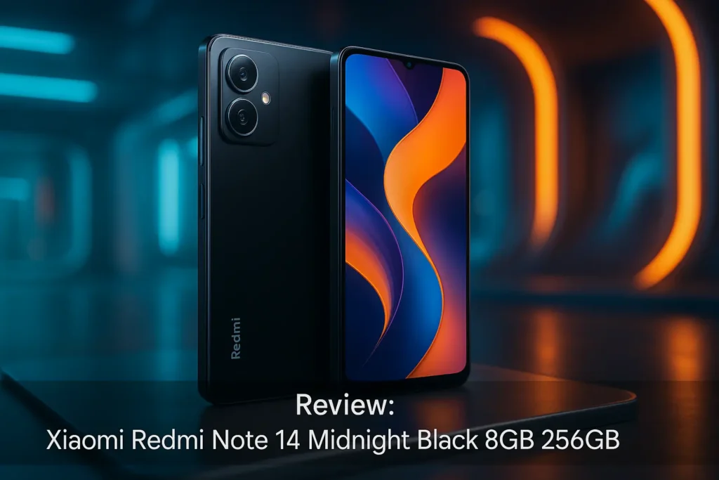 Xiaomi Redmi Note 14 Midnight Black 8GB 256GB: Potência e Elegância
