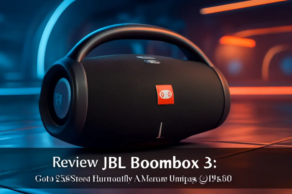 JBL Boombox 3: Caixa de Som Bluetooth à Prova D'água e Poeira