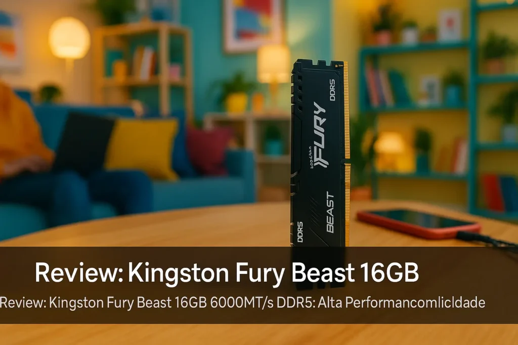 Kingston Fury Beast 16GB 6000MT/s DDR5: Alta Performance com Simplicidade