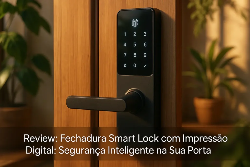 Fechadura Smart Lock com Impressão Digital: Segurança Inteligente na Sua Porta