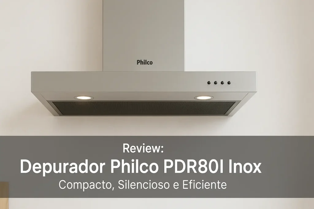 Depurador Philco PDR80I Inox: Compacto, Silencioso e Eficiente