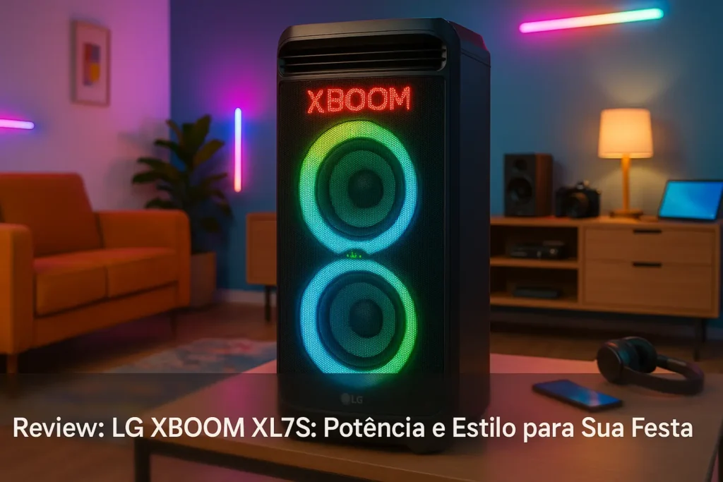 LG XBOOM XL7S: Potência e Estilo para Sua Festa