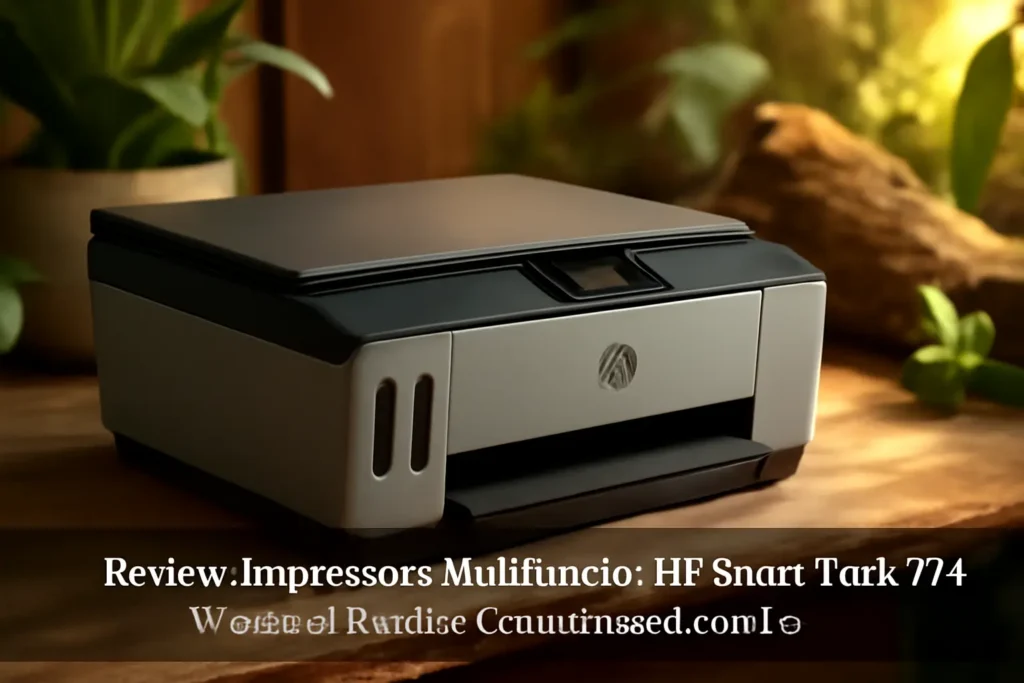 Impressora Multifuncional HP Smart Tank 724: Impressão Rápida e Conectividade Sem Fios
