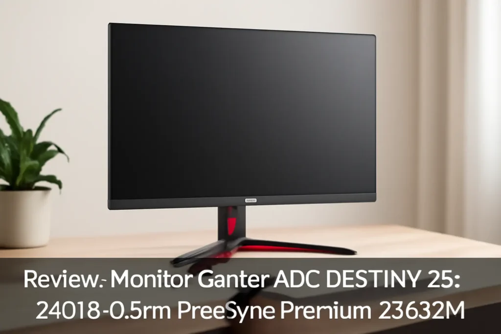 Monitor Gamer AOC DESTINY 25" 240Hz 0,5ms FreeSync Premium 25G3ZM: Desempenho e Imersão para Gamers