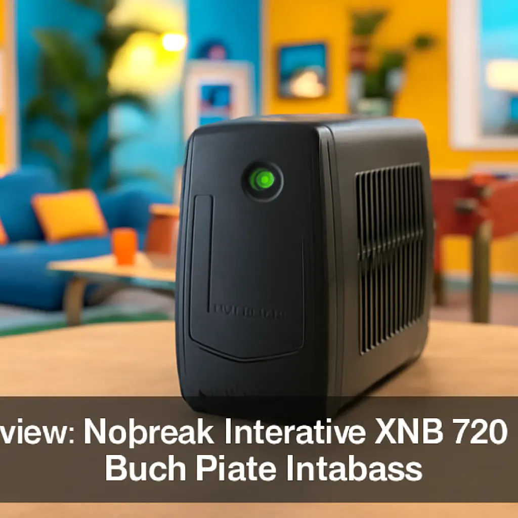 Nobreak Interativo XNB 720 Bivolt Preto Intelbras: Proteção e Desempenho para Seus Equipamentos