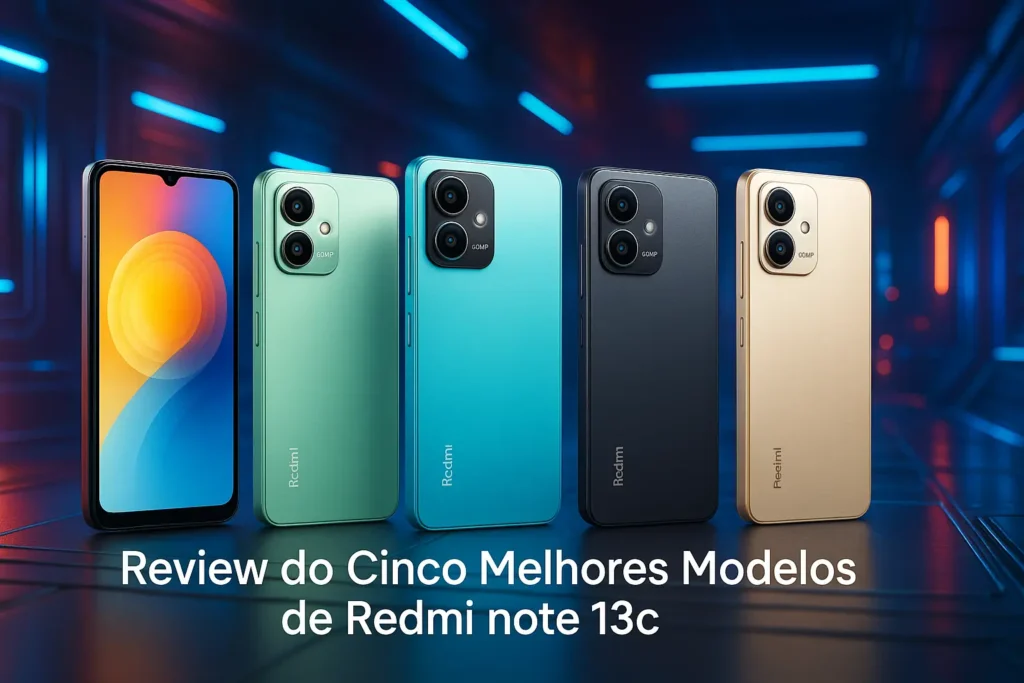Cinco Melhores Modelos de Redmi note 13c