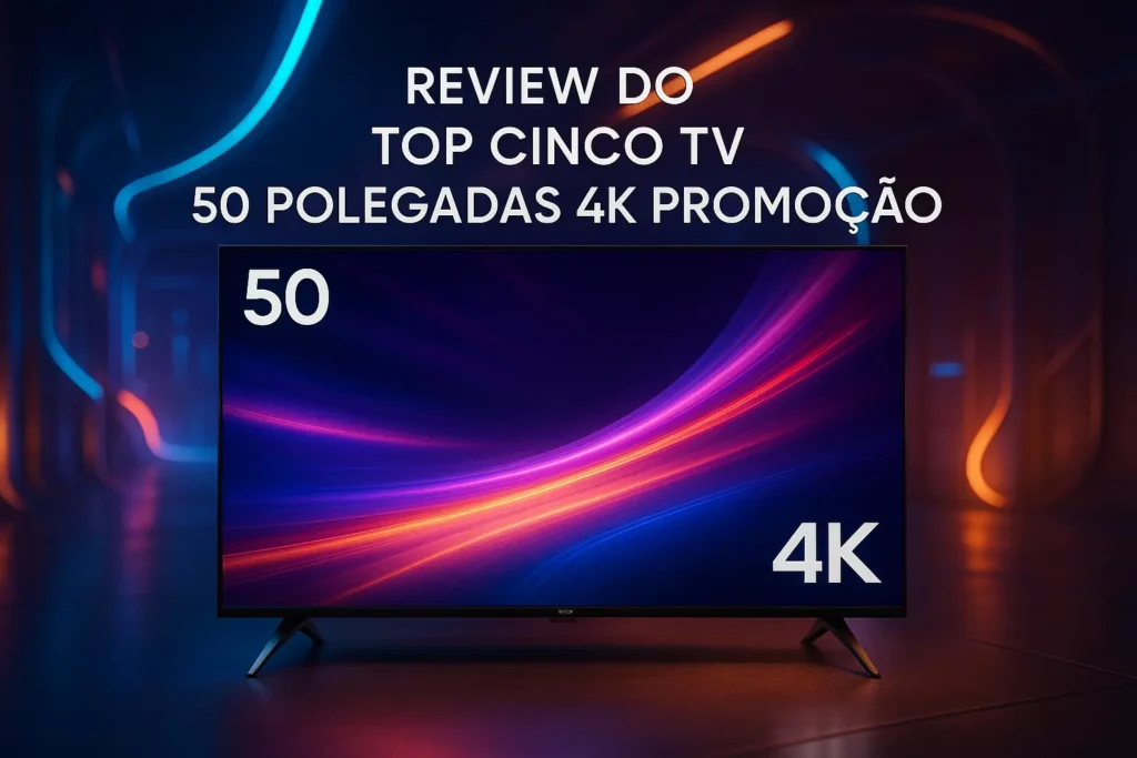 Top Cinco tv 50 polegadas 4k promoção