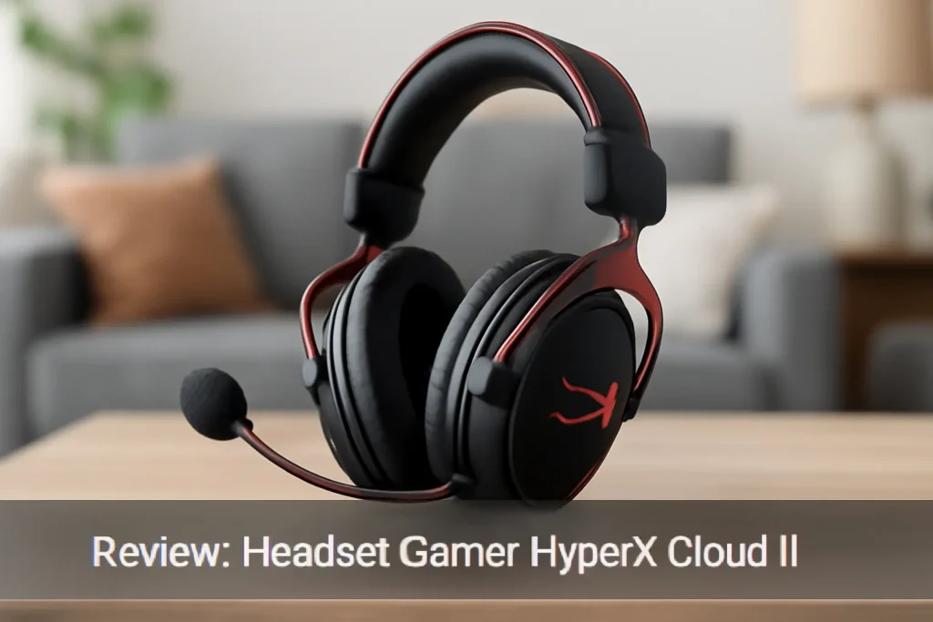Headset Gamer HyperX Cloud II: Som Imersivo e Conforto Sem Igual