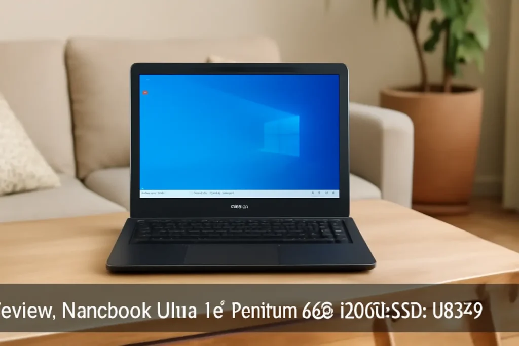 Notebook Ultra 14" Pentium 4GB 120GB SSD W10, UB320, Preto: Desempenho Básico e Praticidade