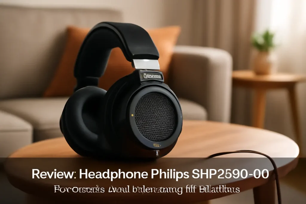 Headphone Philips SHP9500/00 Hi-Fi: Som de Alta Definição e Conforto Profissional