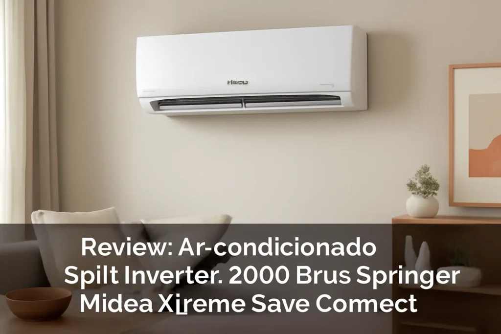 Ar-condicionado Split Inverter 9000 Btus Springer Midea Xtreme Save Connect