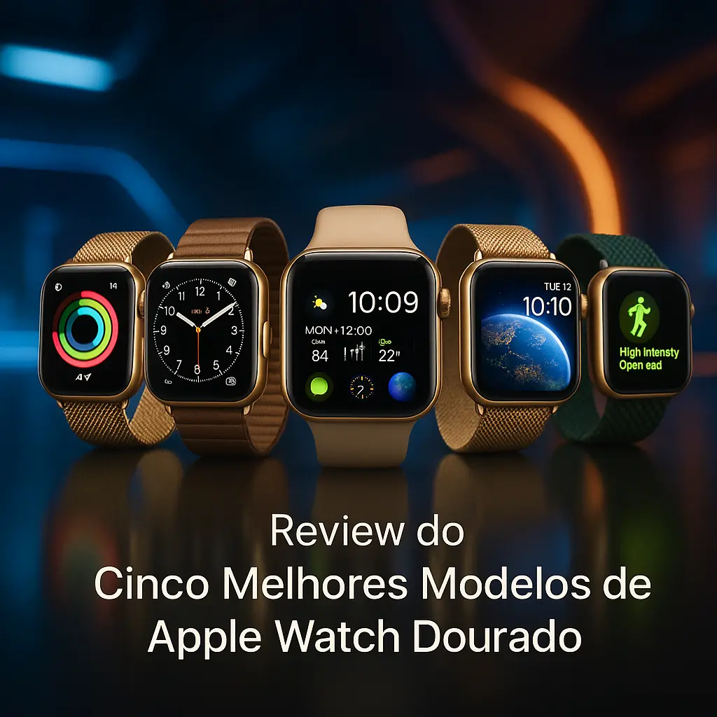 Cinco Melhores Modelos de Apple watch dourado