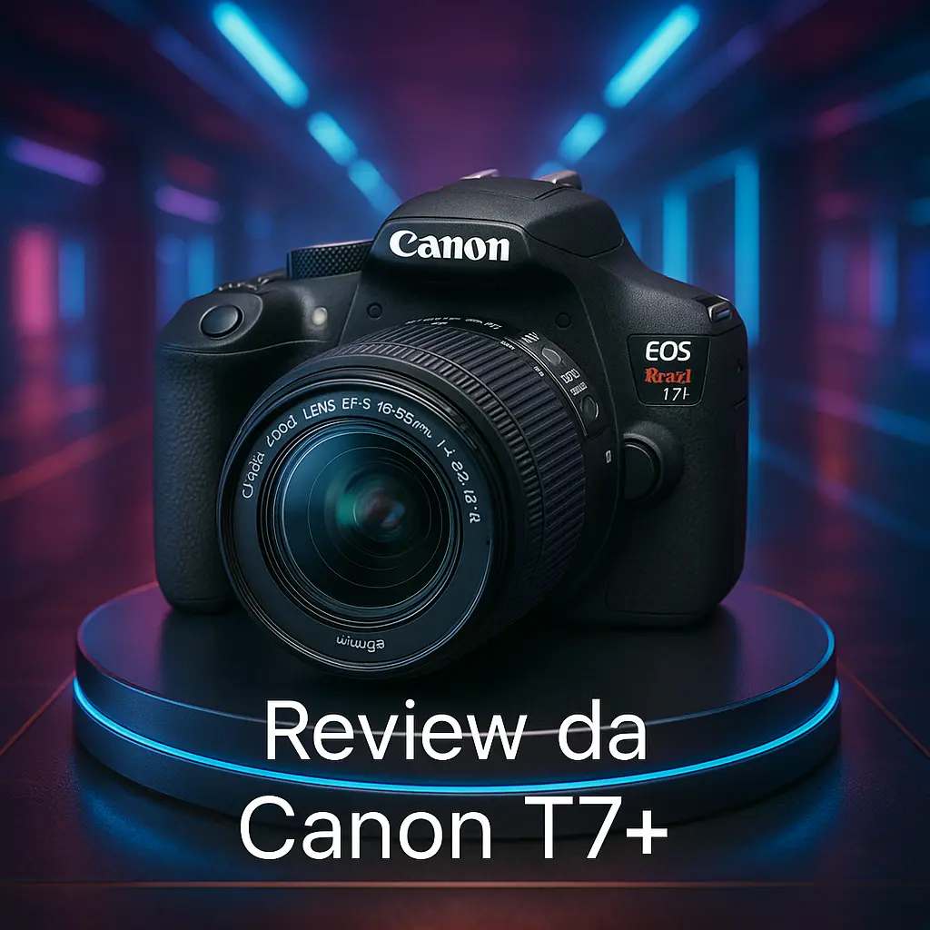 Principais Cinco  camera Canon t7+