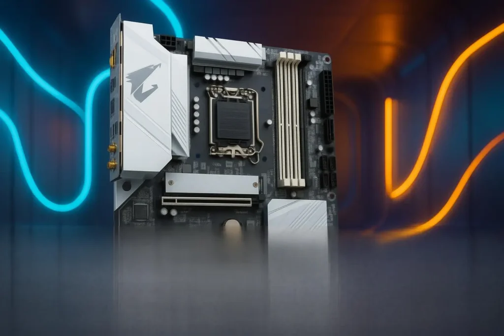 Placa Mãe Gigabyte B760M AORUS ELITE X AX WIFI BRANCA: desempenho e estilo em DDR5