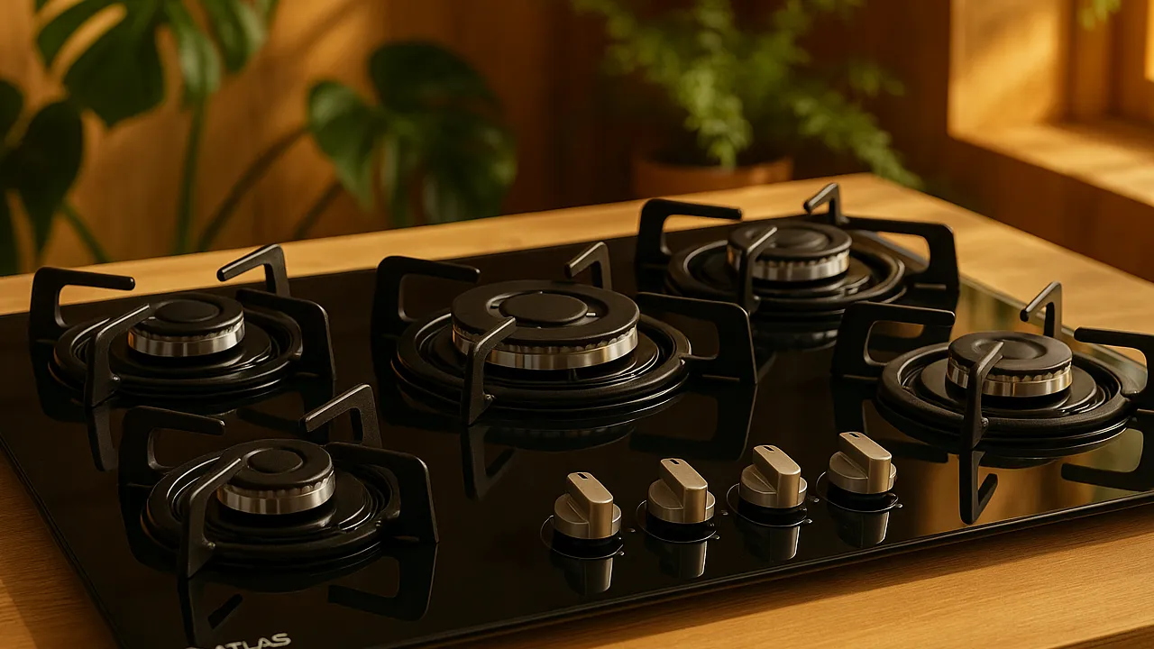 Cooktop Atlas U Top 5 Bocas surpreende? Testamos