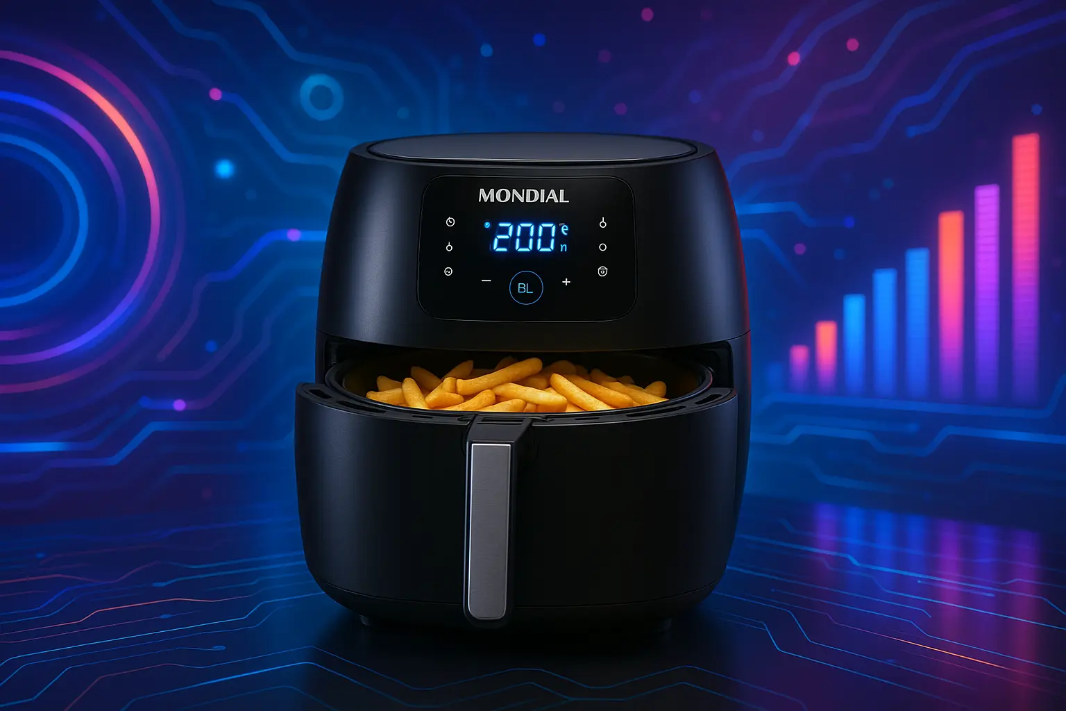 Air Fryer Mondial 8L: desempenho real
