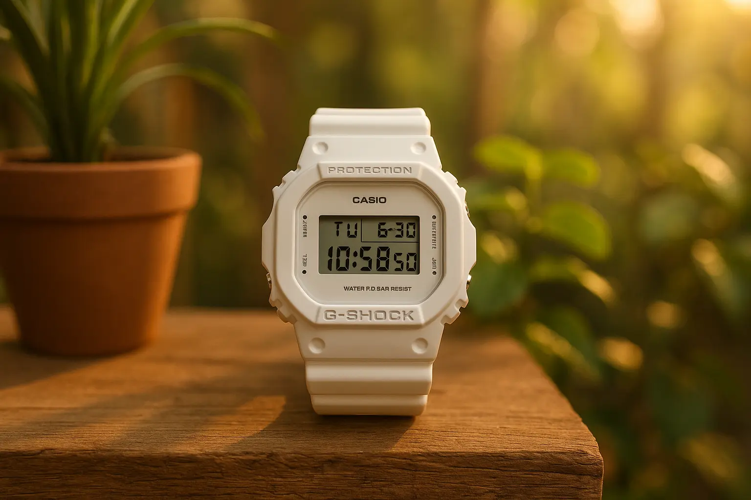 Relógio Casio G-Shock Branco DW-5600MW-7DR surpreende?