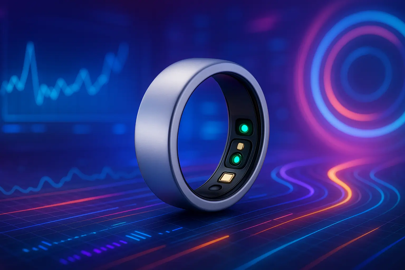 Anel Inteligente Walpck: design elegante e recursos de saúde