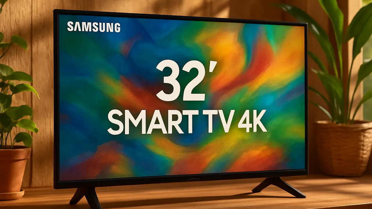 5 Melhores Smart TV 32 Samsung 4K Compactas e Inteligentes