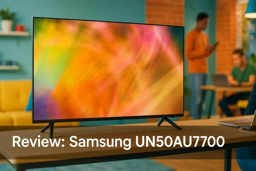 Samsung UN50AU7700GXZD: desempenho real