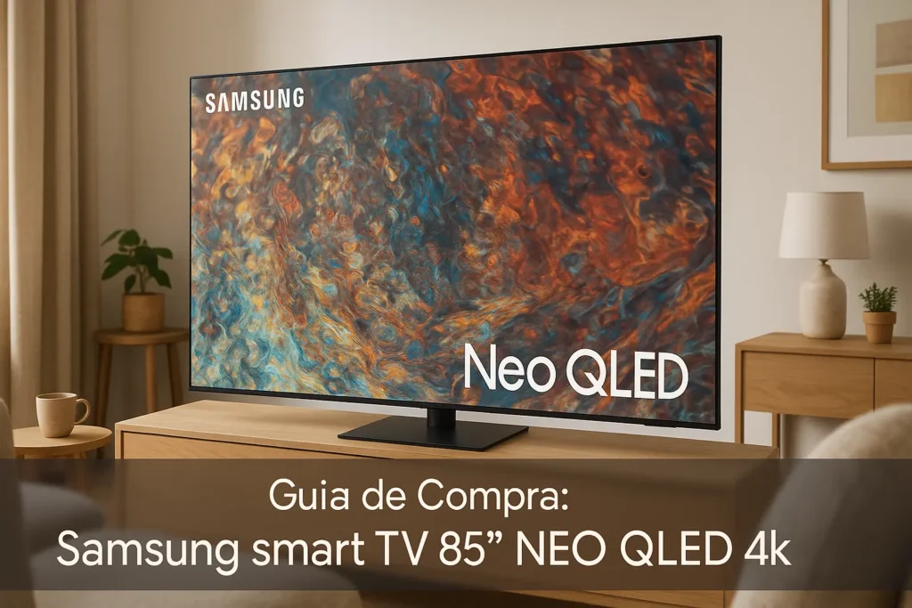 Guia de Compra: 5 Samsung Smart TVs 85″ Neo QLED 4K Incríveis
