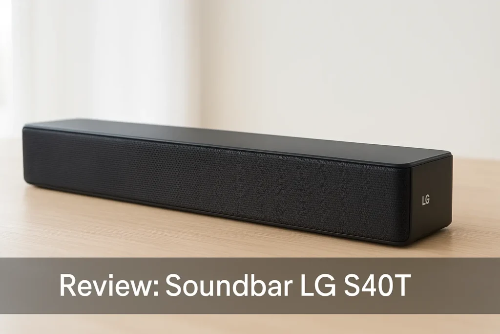 Soundbar LG S40T: desempenho real