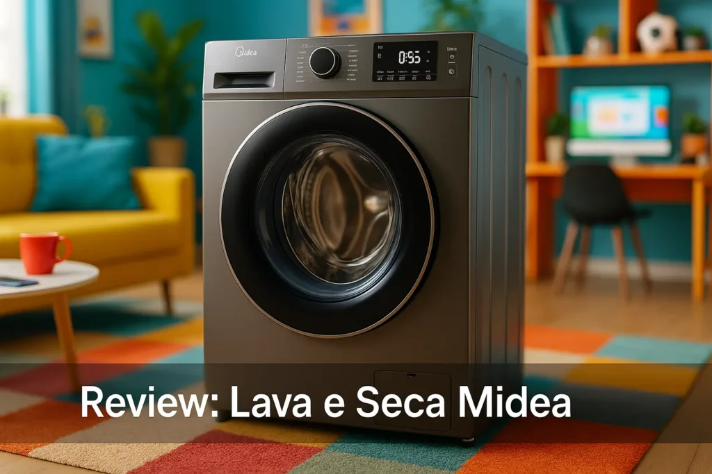 Lava e Seca Midea 10,5kg: conectividade e praticidade