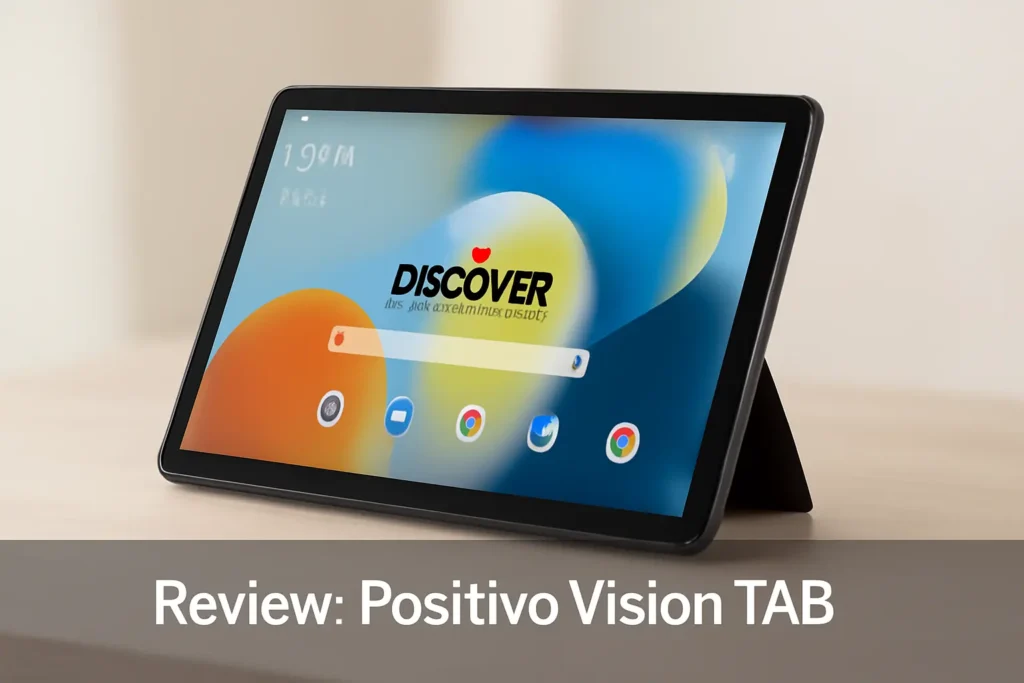 Tablet Positivo Vision TAB 7: compactação e desempenho confiável
