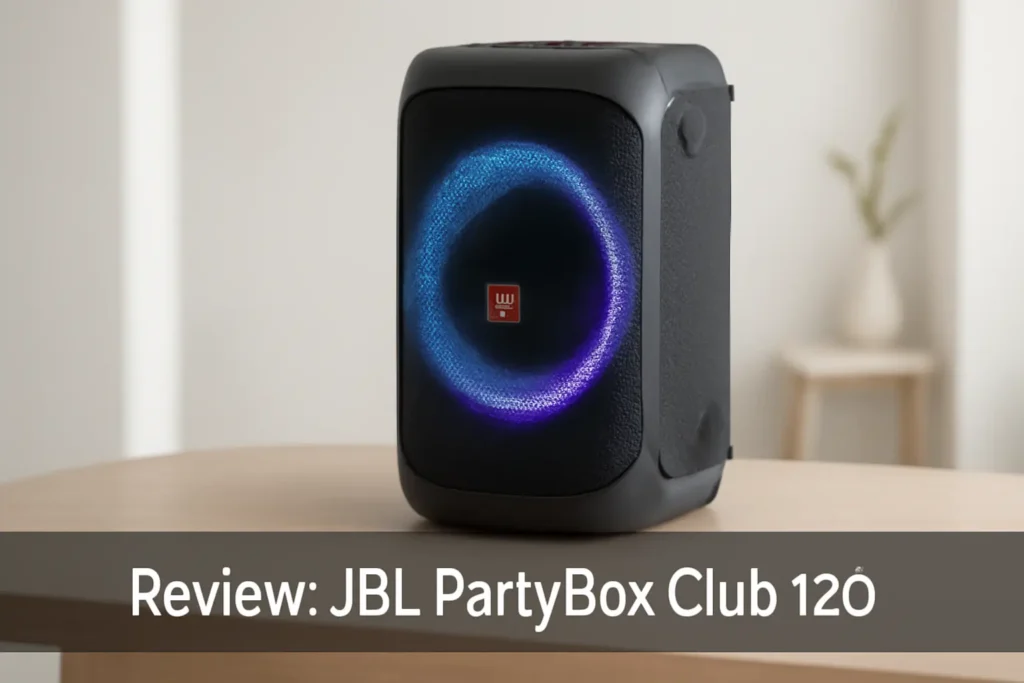 JBL PartyBox Club 120: Show de Luzes e Potência em Qualidade