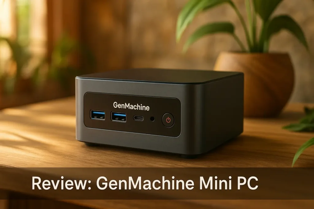 GenMachine Mini PC: potência e versatilidade compacta