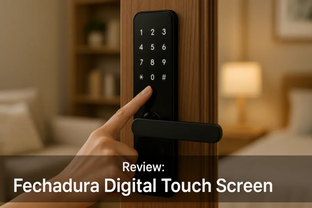 Fechadura Digital Touch VDRBG: análise completa e sem filtros