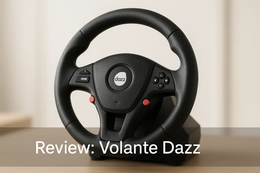 Volante Force Driving Dazz: imersão e compatibilidade