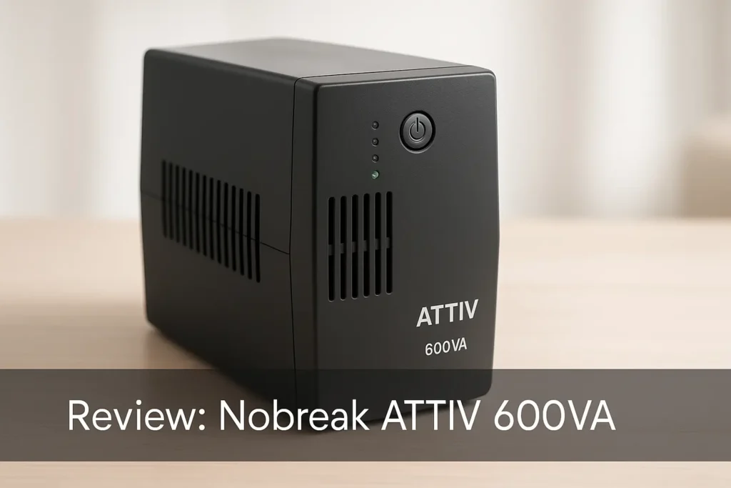 Nobreak ATTIV 600VA: análise completa e sem filtros