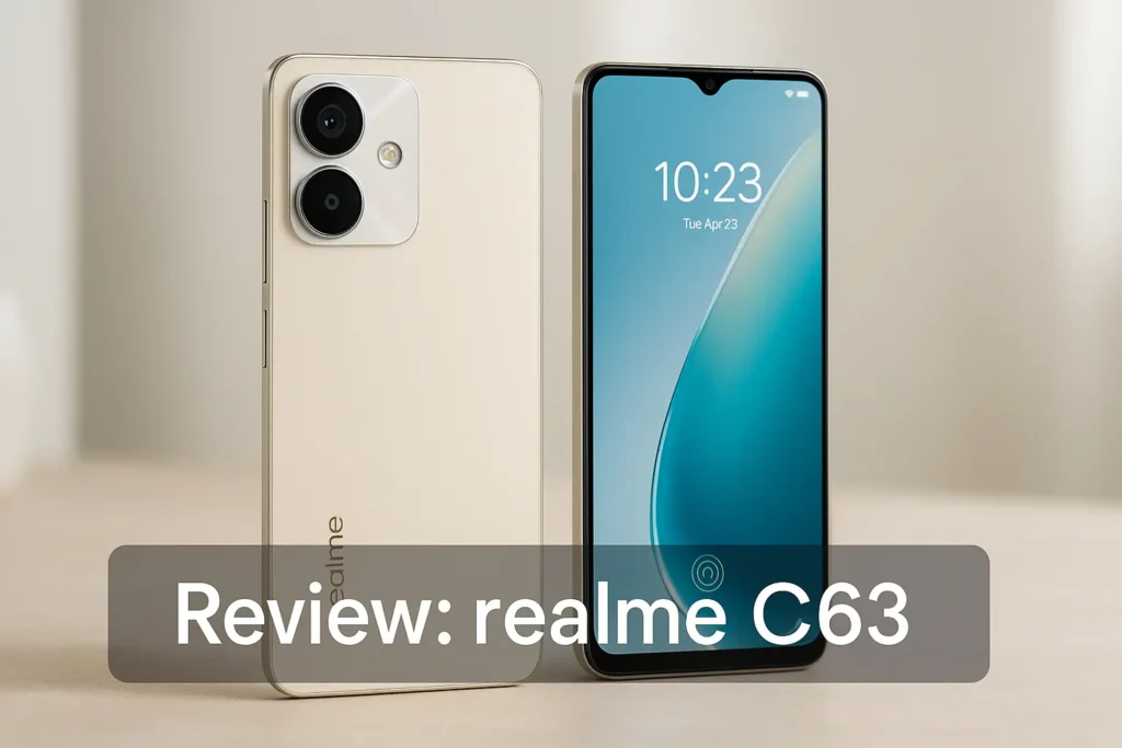 Realme C63: desempenho real