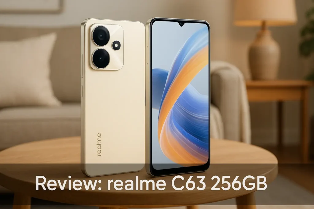 Realme C63: desempenho real