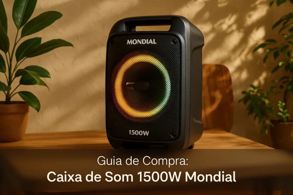5 Melhores Caixa de som 1500w Mondial com Garantia e Suporte no Brasil