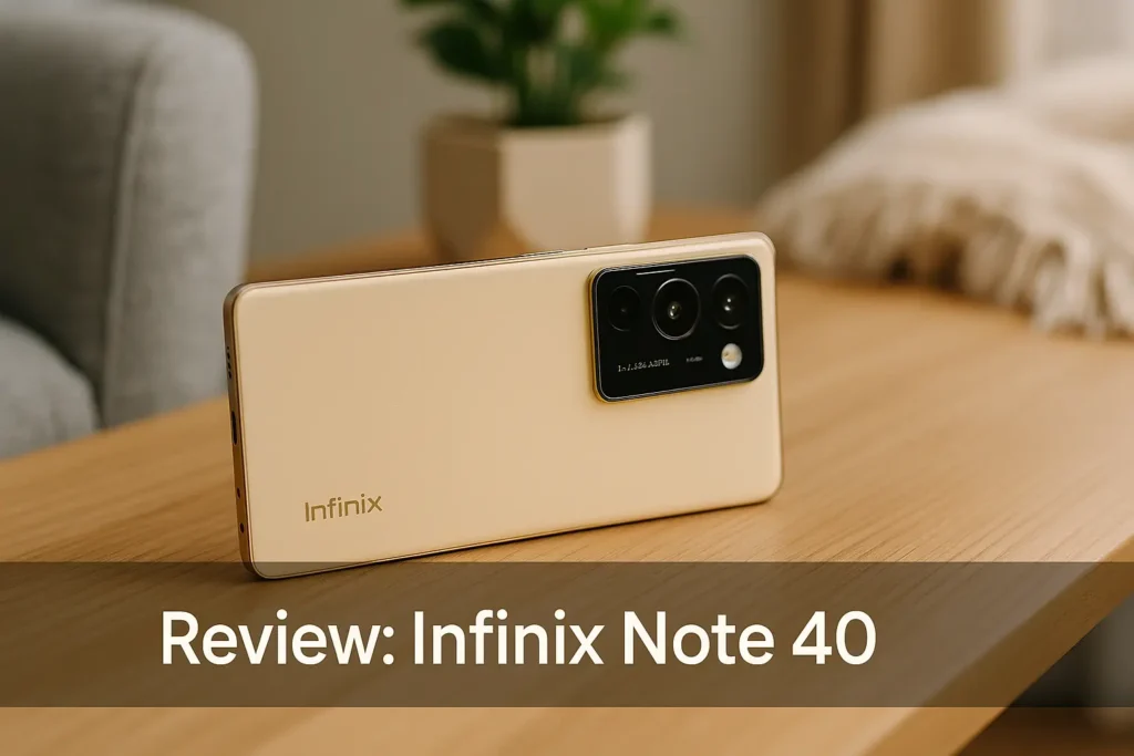Infinix Note 40 5G: potência e armazenamento extremo