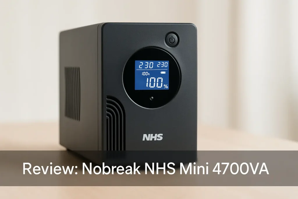 Nobreak NHS Mini 4 700VA é bom? Testei e conto tudo!