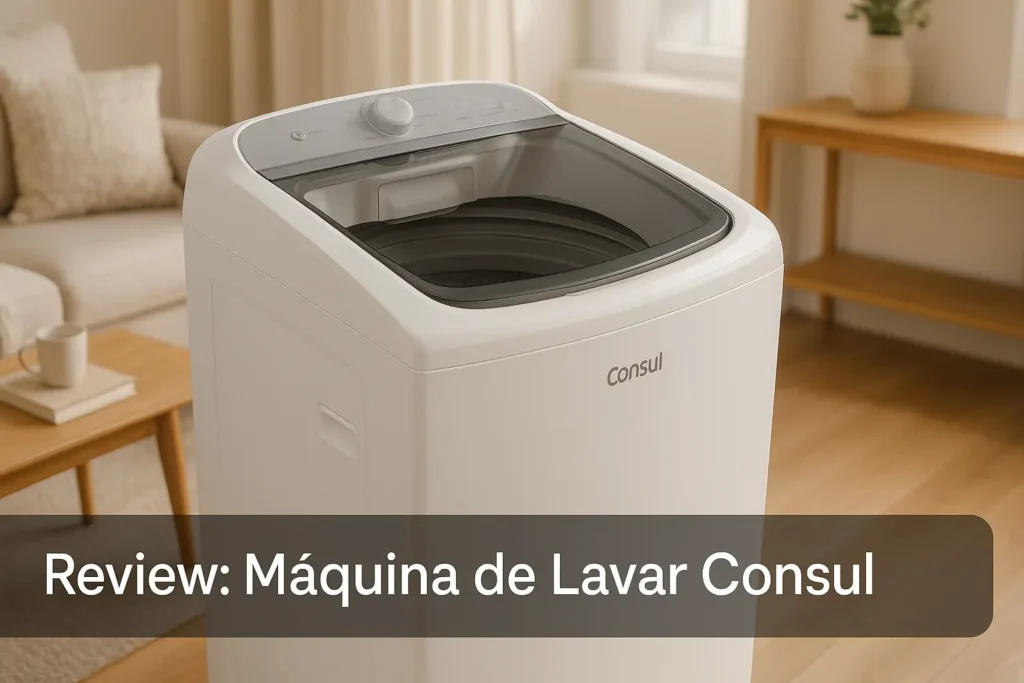 Máquina de Lavar Consul 17kg: Economia e potência na medida certa?