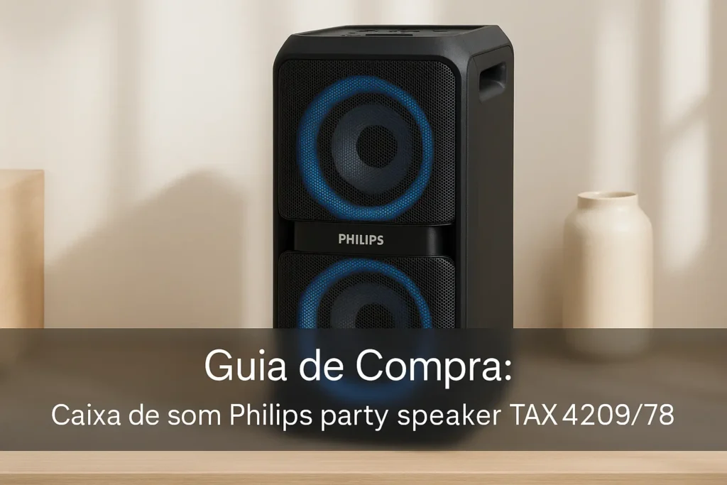 5 Melhores Caixa de Som Philips Party Speaker com Grave Potente
